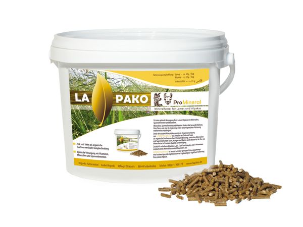 Lapako Pro Mineral Alpakafutter Mineralfutter